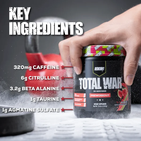 TOTAL WAR PREWORKOUT 424g by REDCON1 - Image 2